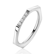 Silver ZINZI Ring | Sweet Apple